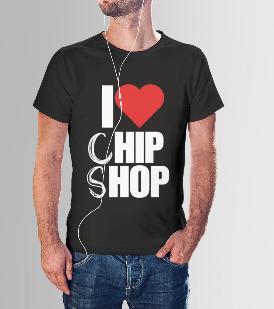 I Love Heart Chip Shop T-Shirt