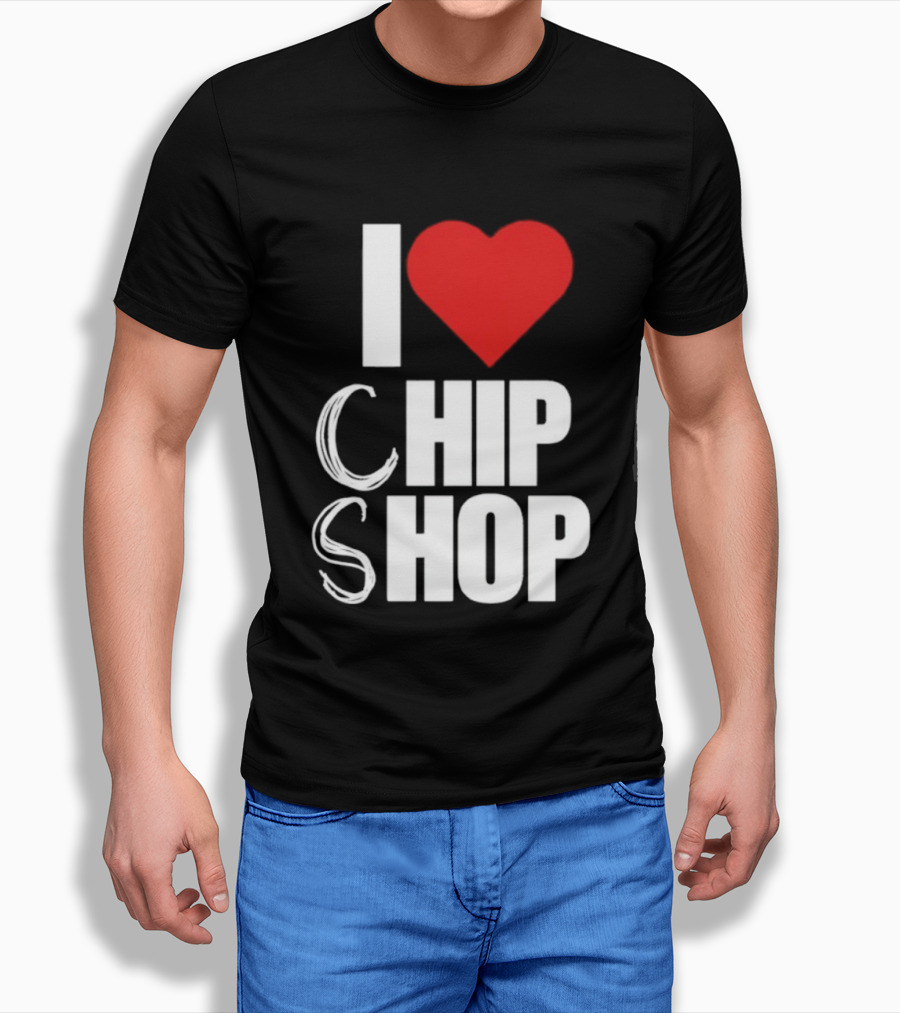 I Love Heart Chip Shop T-Shirt