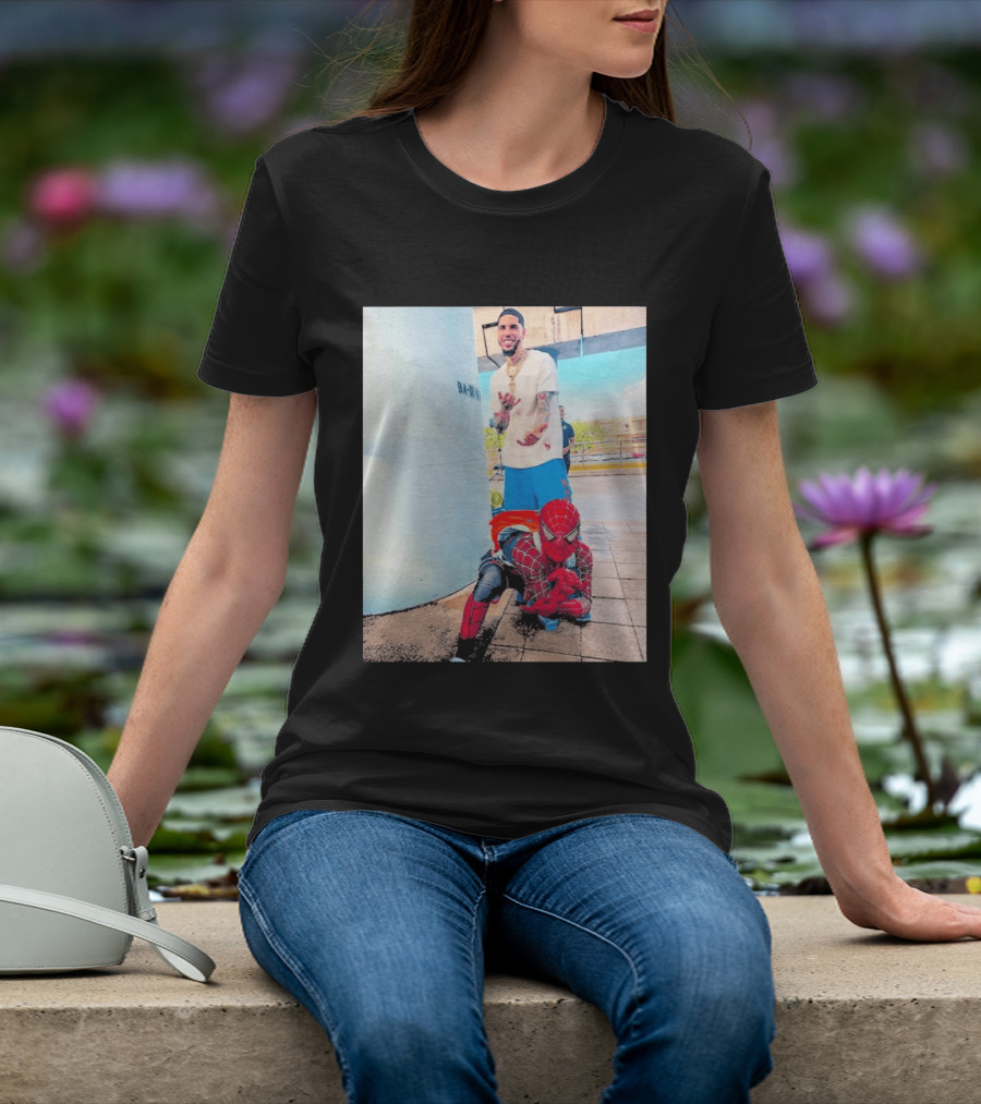BA MO LaMelo Ball Spider Man T-Shirt