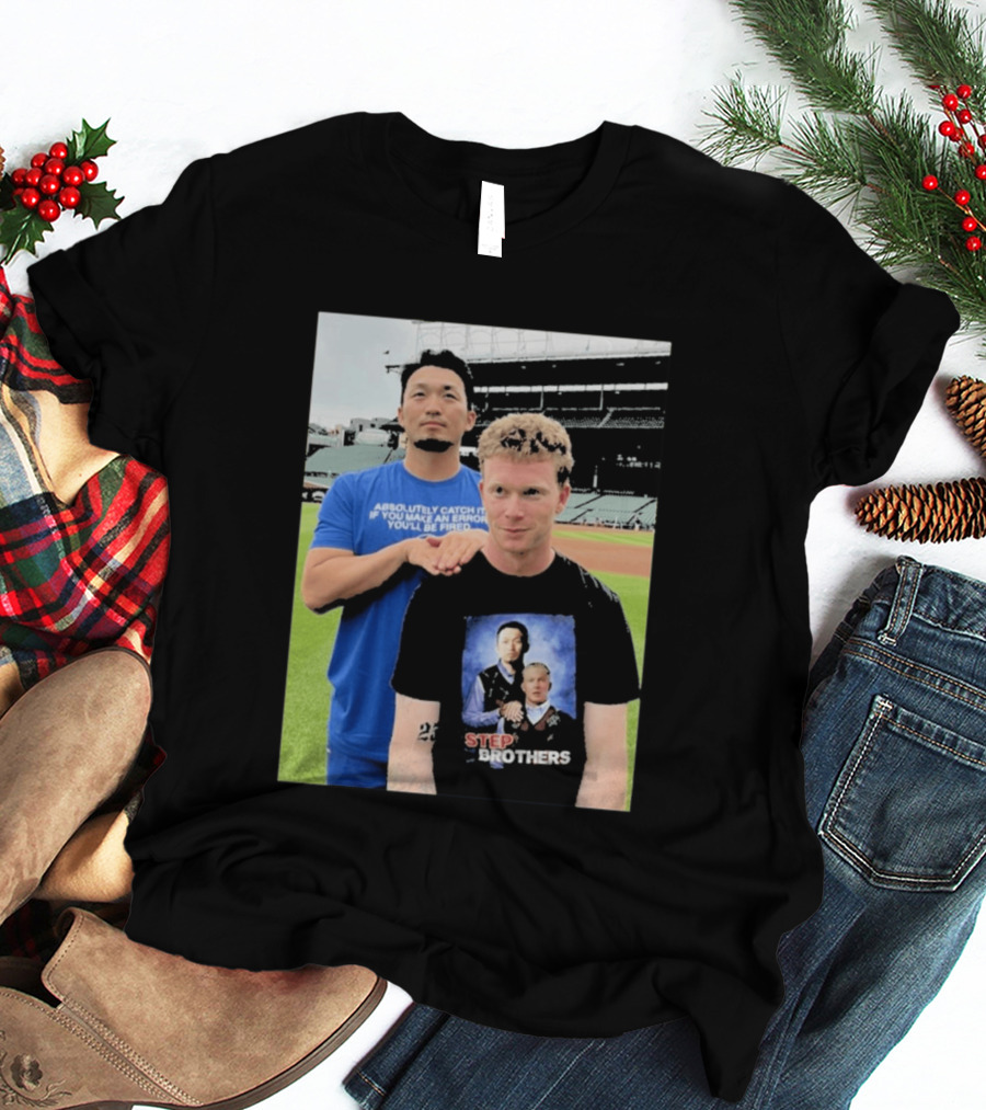 Seiya Suzuki Pete Crow Armstrong Step Brothers Baseball Humor T-Shirt