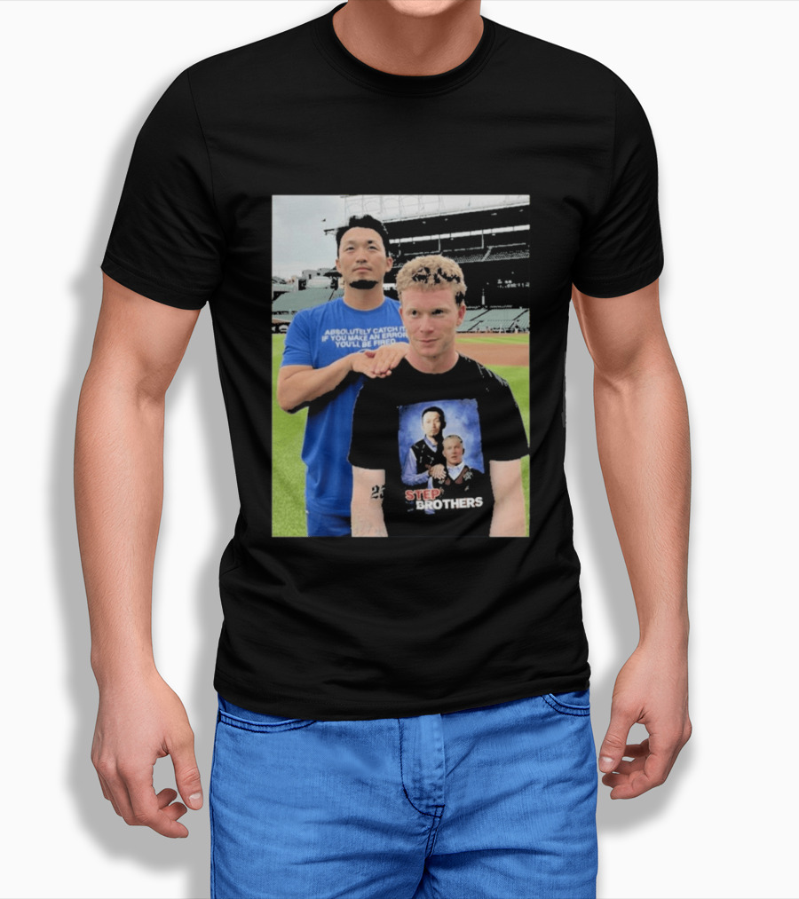 Seiya Suzuki Pete Crow Armstrong Step Brothers Baseball Humor T-Shirt