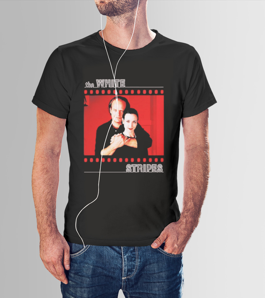 The White Stripes Black Math Kelsey Grammer Frasier Spoof T-Shirt