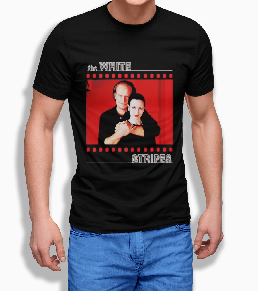 The White Stripes Black Math Kelsey Grammer Frasier Spoof T-Shirt