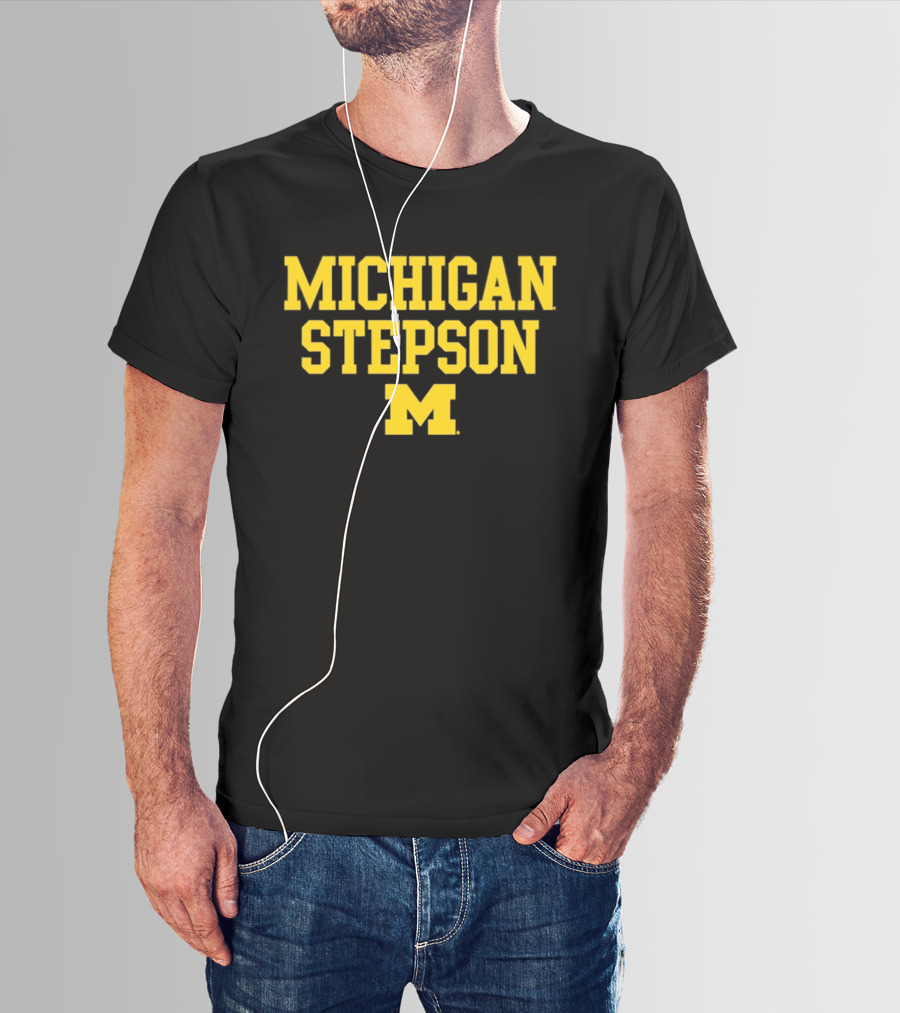 Michigan Wolverines Stepson M 2026 NCAA Team Support T-Shirt