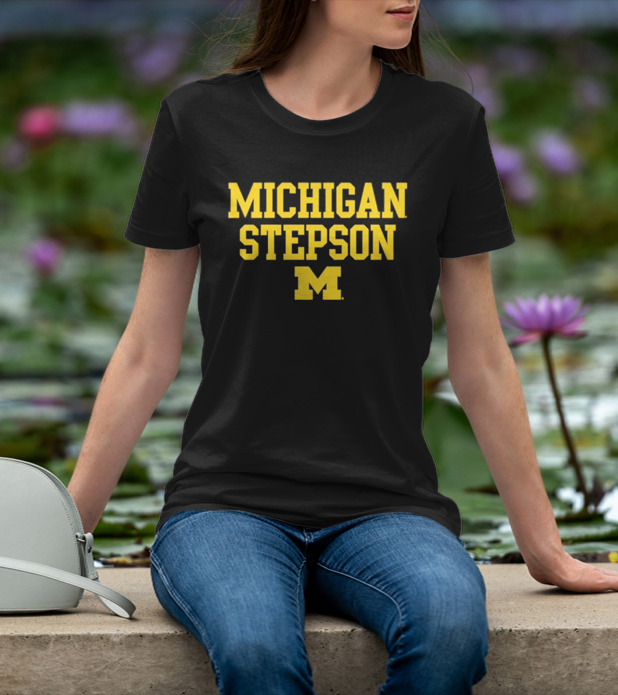 Michigan Wolverines Stepson M 2026 NCAA Team Support T-Shirt