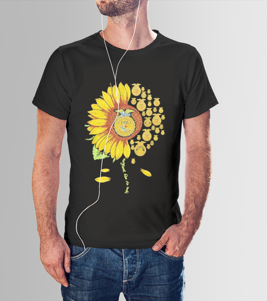 You Are My Sunshine FFA Sunflower Emblem Agricultural Education T-Shirt
