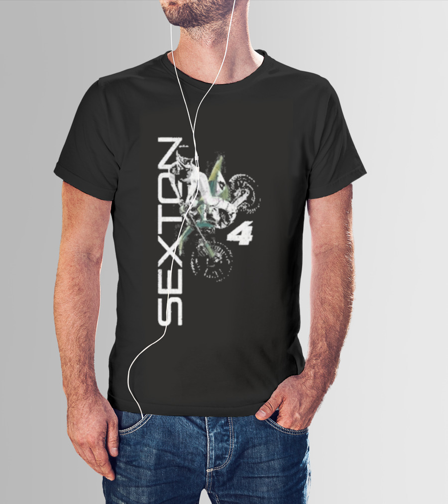 Kawasaki Chase Sexton Motocross Rider Racing T-Shirt