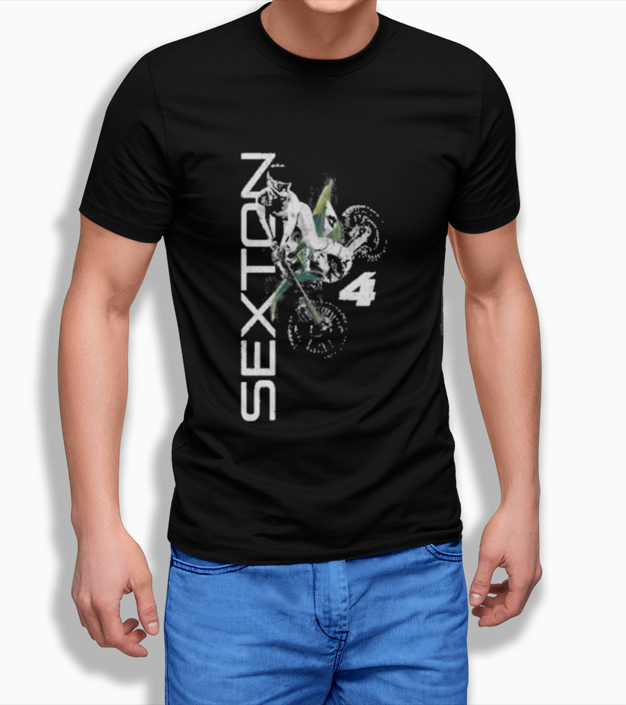 Kawasaki Chase Sexton Motocross Rider Racing T-Shirt
