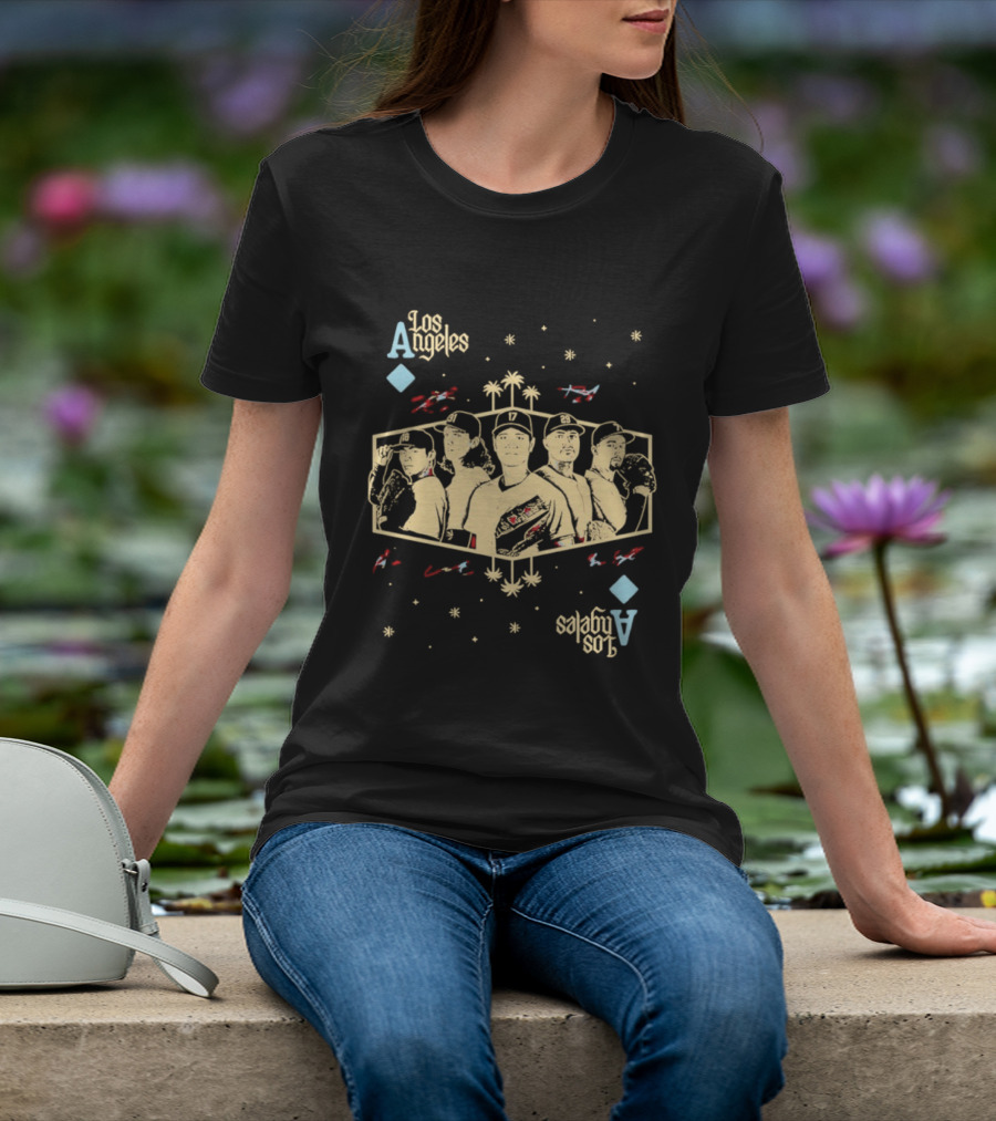 Los Angeles Dodgers Aces 2026 MLB Season Signatures T-Shirt