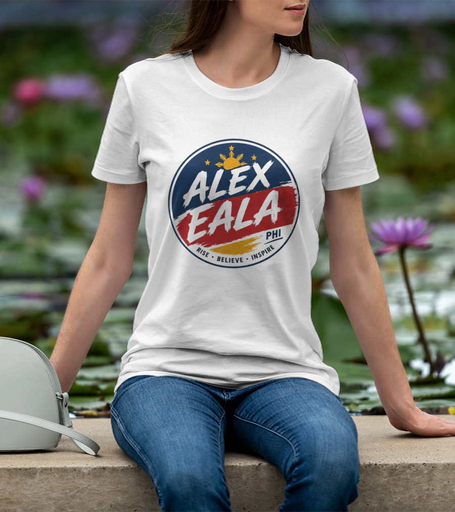 Alex Eala Rise Believe Inspire PHI Sun And Stars T-Shirt