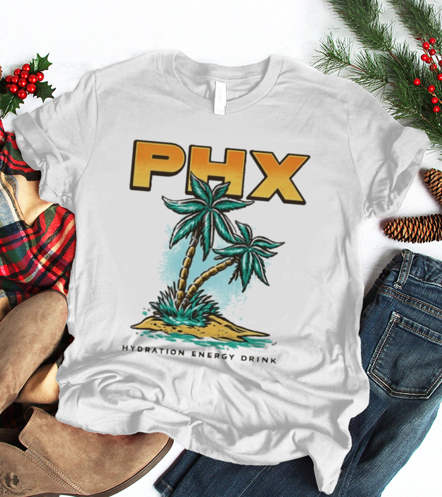 PHX Palm Tree Hydration Energy Drink T-Shirt