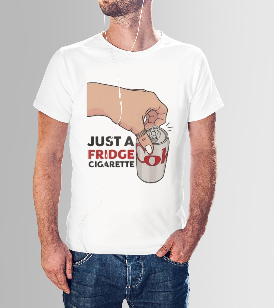 Just A Fridge Cigarette Coke Pop Art Can T-Shirt