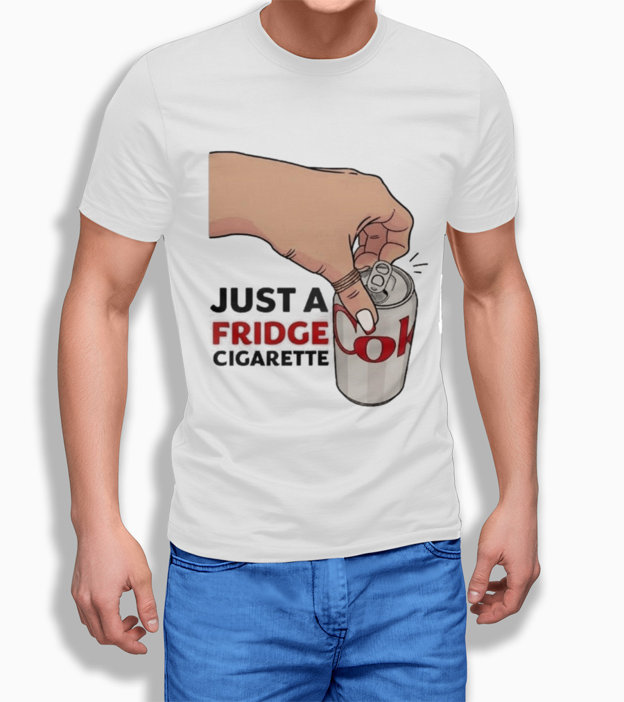 Just A Fridge Cigarette Coke Pop Art Can T-Shirt