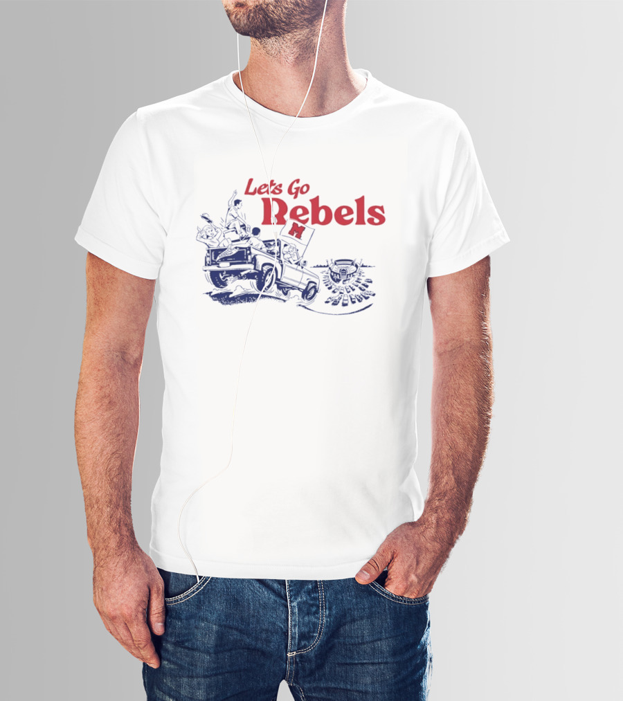 Let's Go Rebels Ole Miss Football Road Trip Adventure T-Shirt