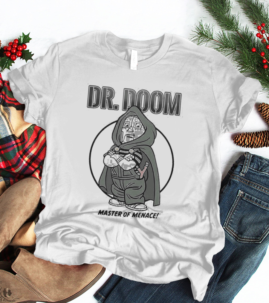 Dr Doom Master Of Menace Villain T-Shirt