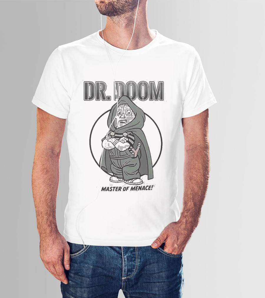 Dr Doom Master Of Menace Villain T-Shirt