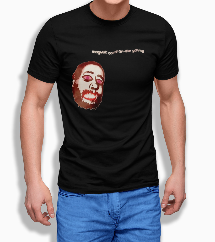 Mogwai Come On Die Young Album Cover Art Face T-Shirt