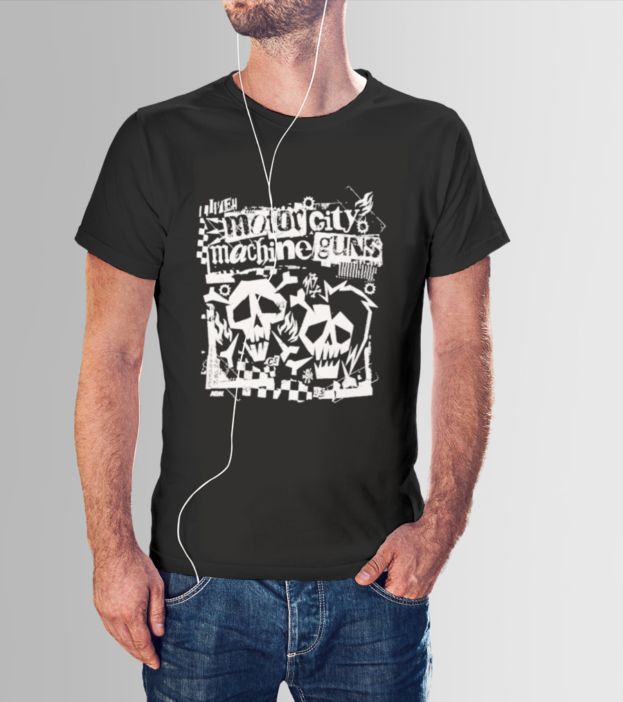 Motor City Machine Guns MCMG Skull T-Shirt