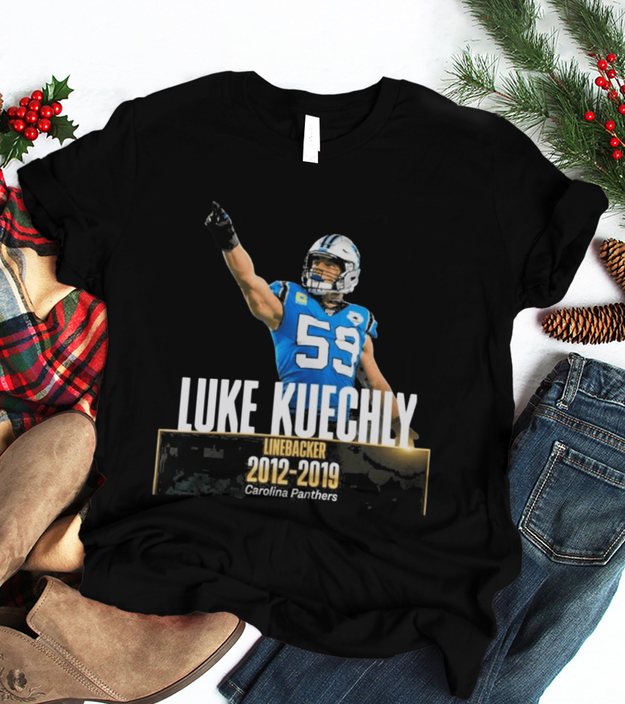 Luke Kuechly Carolina Panthers Linebacker 2012 2019 T-Shirt