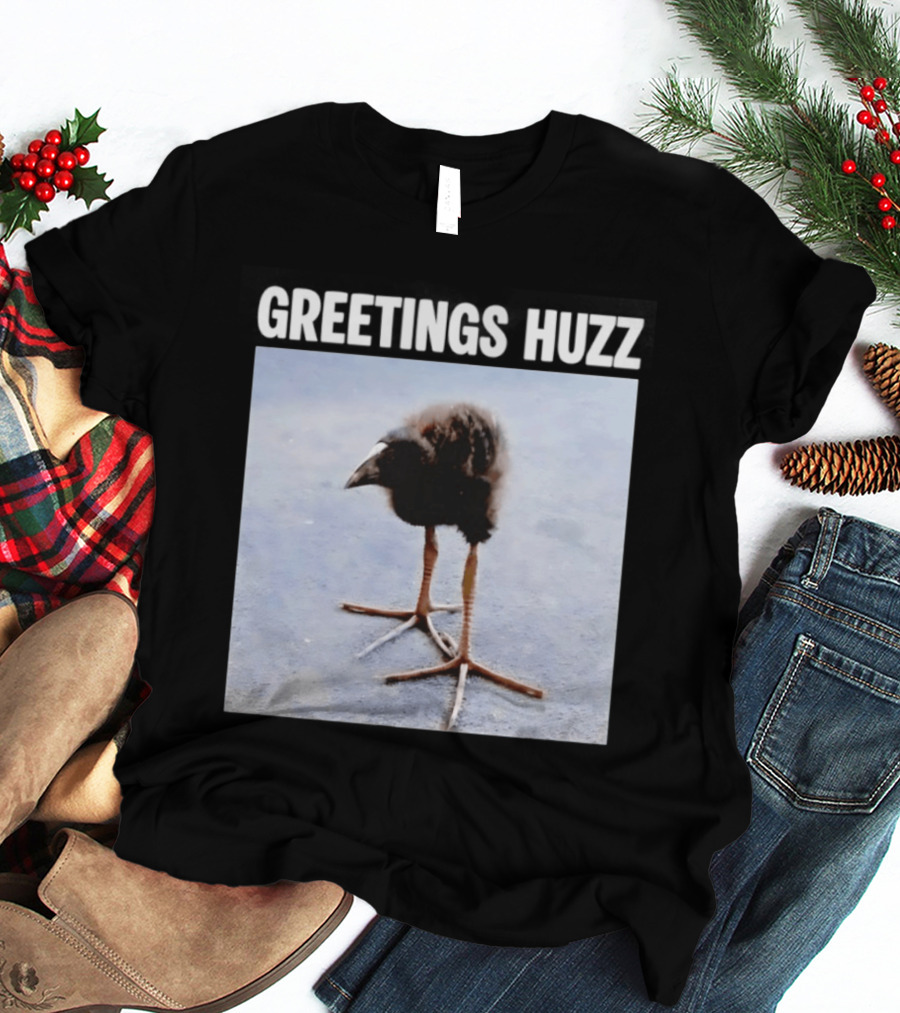Greetings Huzz Bird Funny Meme Photo T-Shirt