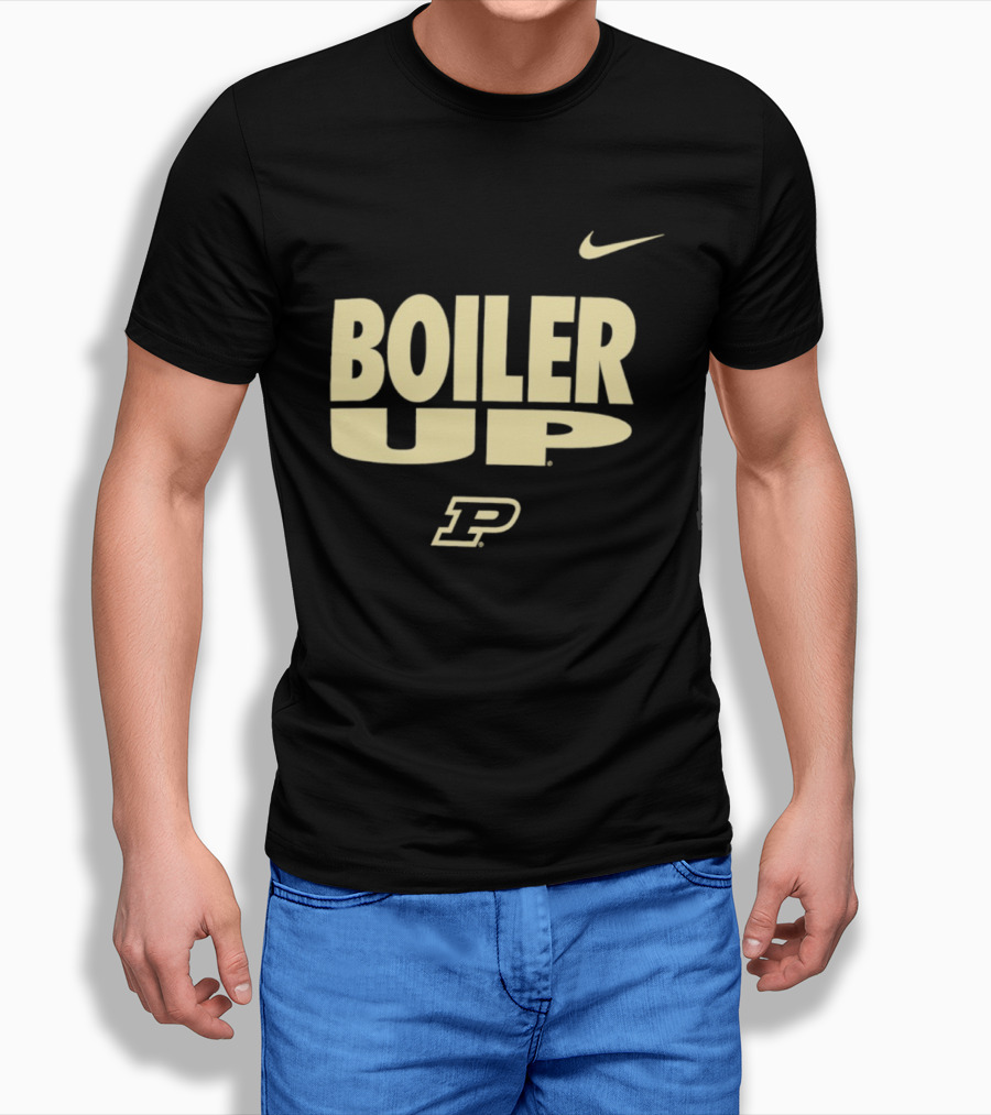 Purdue Boilermakers Boiler Up Nike P T-Shirt