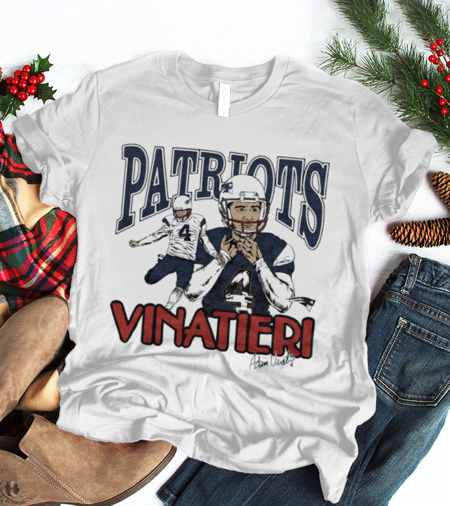 Patriots Vinatieri Adam New England Football T-Shirt