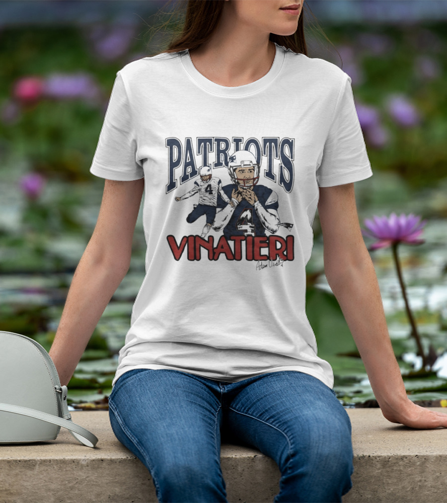 Patriots Vinatieri Adam New England Football T-Shirt