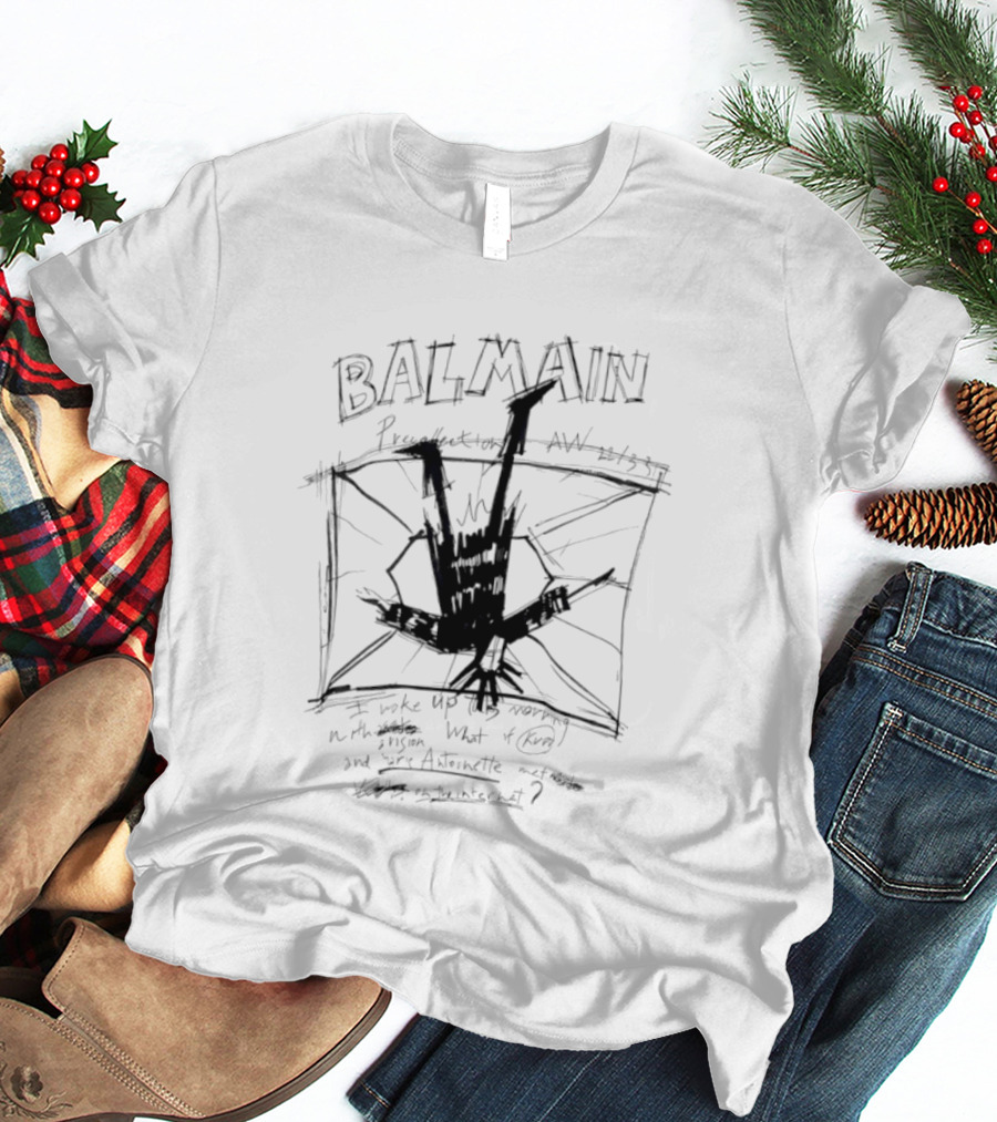 Balmain I Woke Up This Morning Artiste T-Shirt