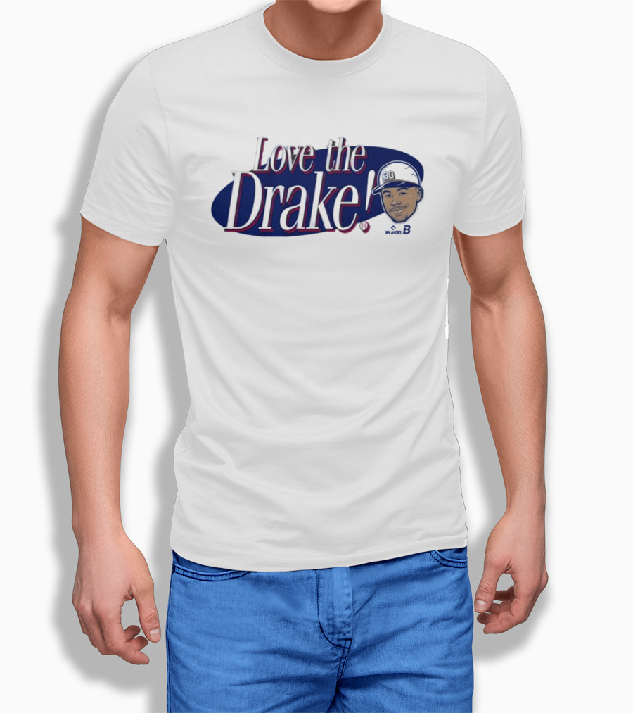 Love The Drake Text With Baseball Cap T-Shirt