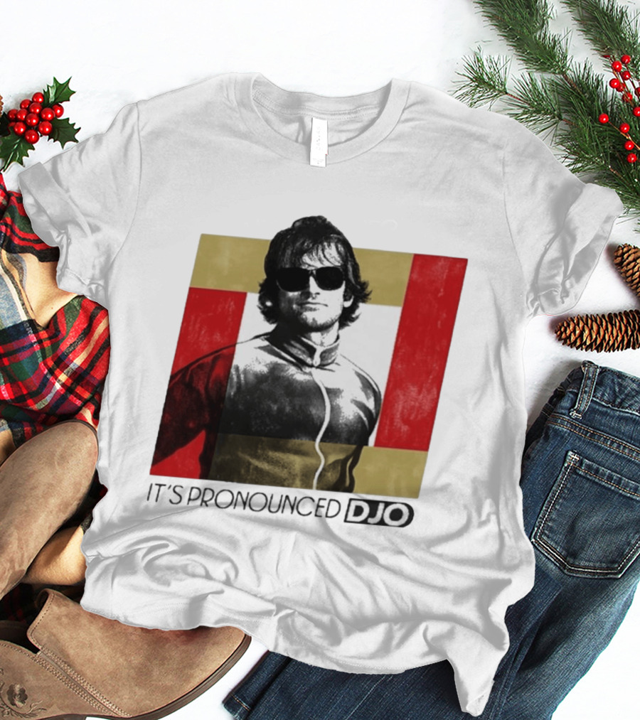 It's Pronounced Djo With Retro Style Sunglasses T-Shirt