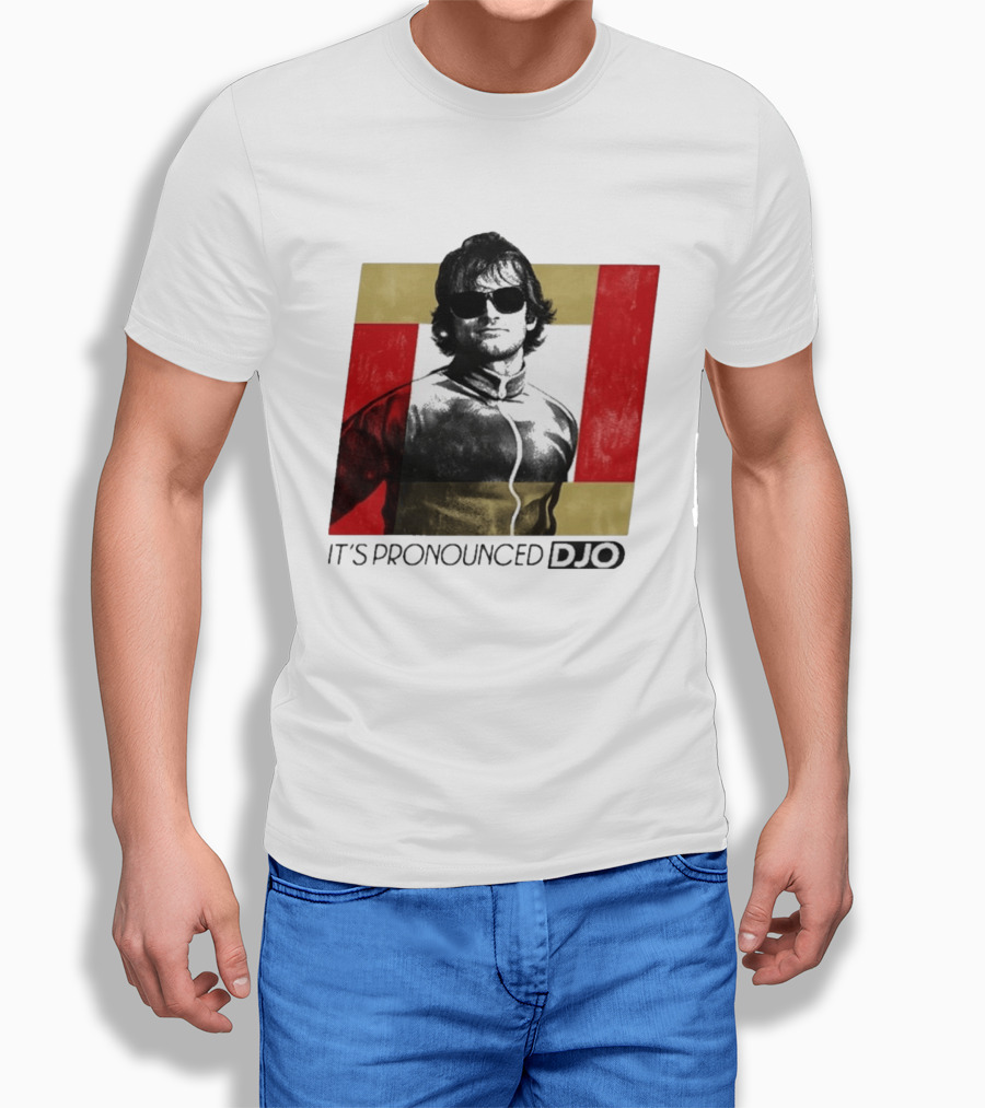 It's Pronounced Djo With Retro Style Sunglasses T-Shirt