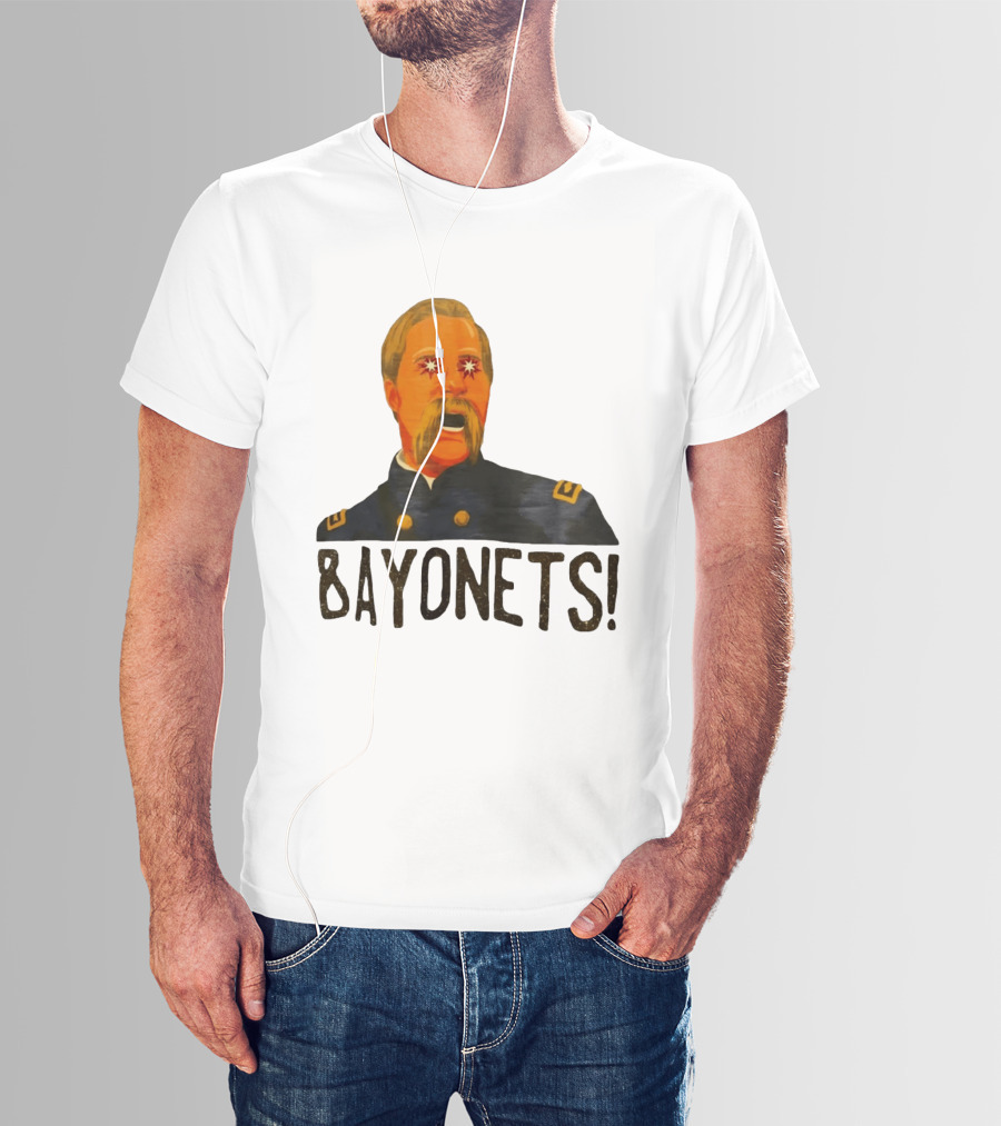 Bayonets Joshua Chamberlain Gettysburg Civil War T-Shirt