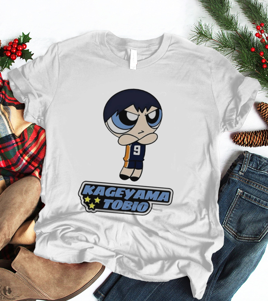 Kageyama Tobio 9 Haikyuu Powerpuff Girls T-Shirt