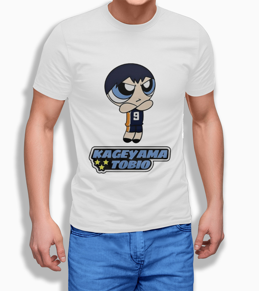 Kageyama Tobio 9 Haikyuu Powerpuff Girls T-Shirt