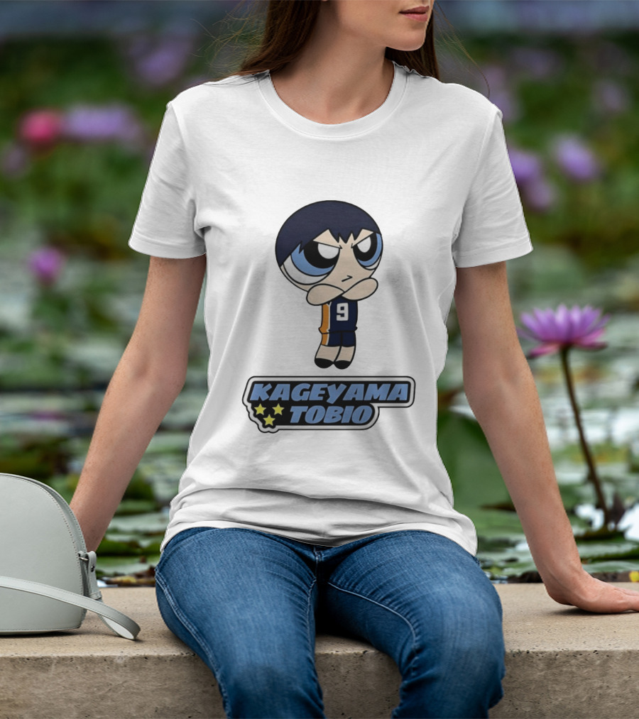 Kageyama Tobio 9 Haikyuu Powerpuff Girls T-Shirt