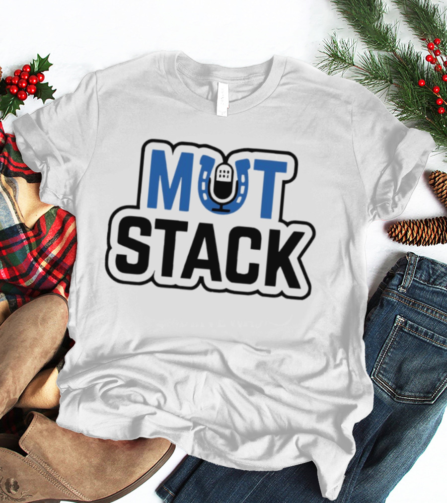 Mut Stack Madden Ultimate Team Podcast Football Microphone T-Shirt