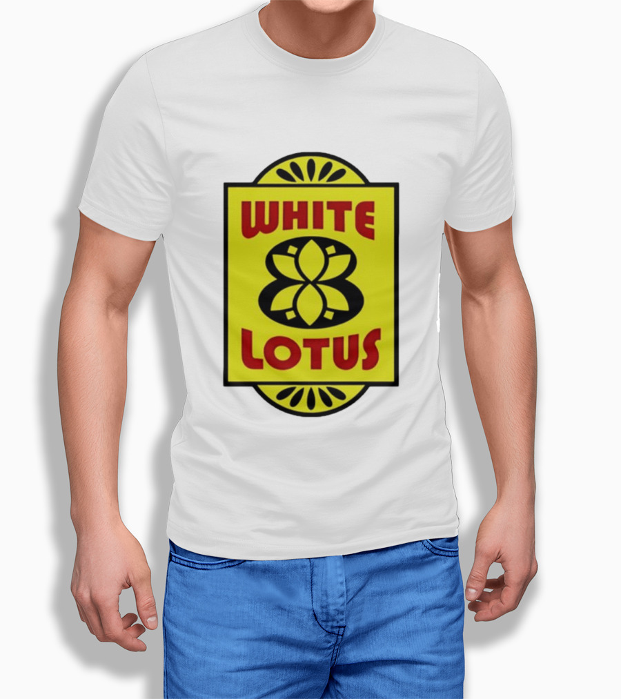 White Lotus Retro Motel Sign T-Shirt