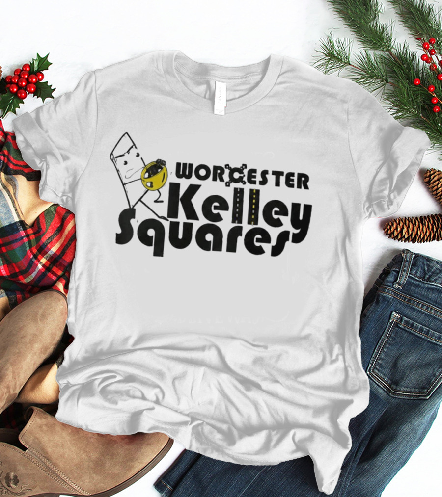 Worcester Kelley Squares Fun Creative Graphic Featuring Snack T-Shirt