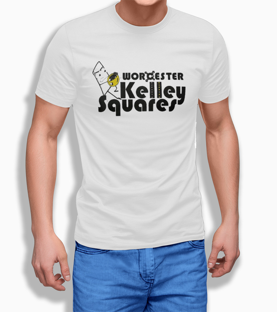 Worcester Kelley Squares Fun Creative Graphic Featuring Snack T-Shirt