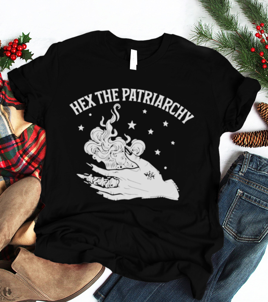 Hex The Patriarchy Mystical Hand Stars T-Shirt