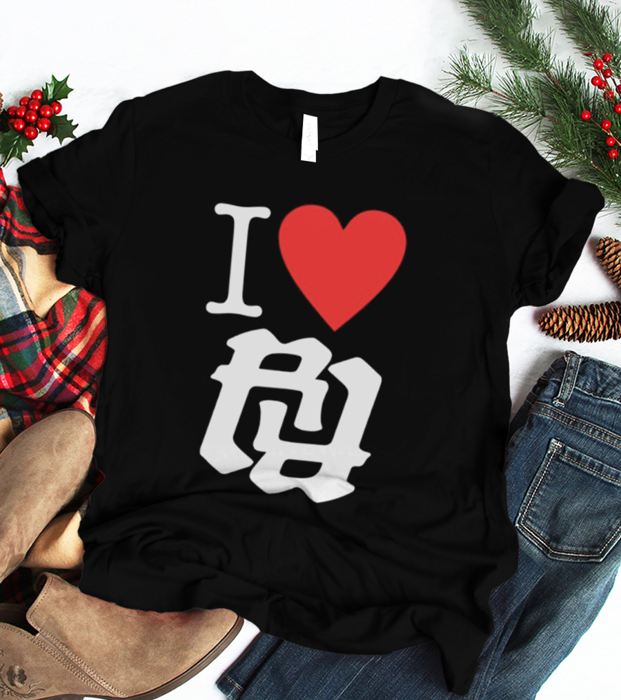 I Heart RR White T-Shirt