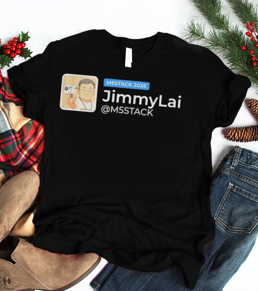 M5STACK 2026 Jimmy Lai M5Stack T-Shirt