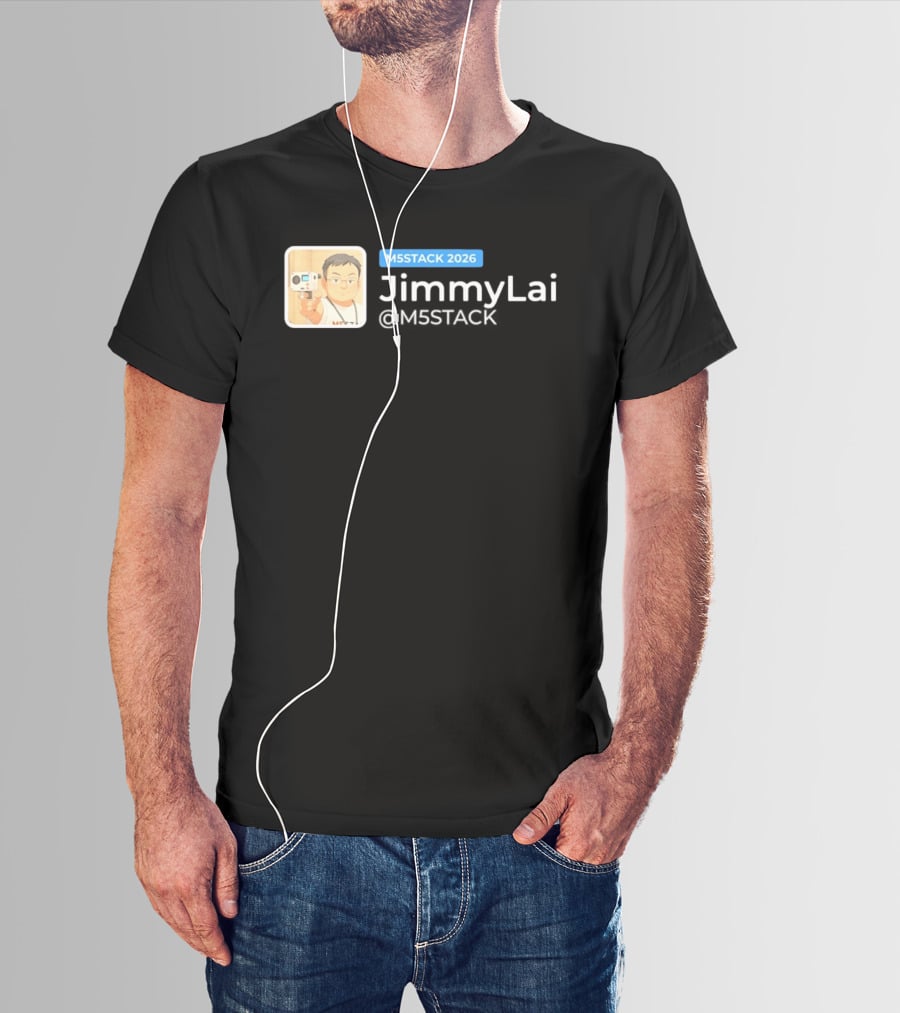 M5STACK 2026 Jimmy Lai M5Stack T-Shirt