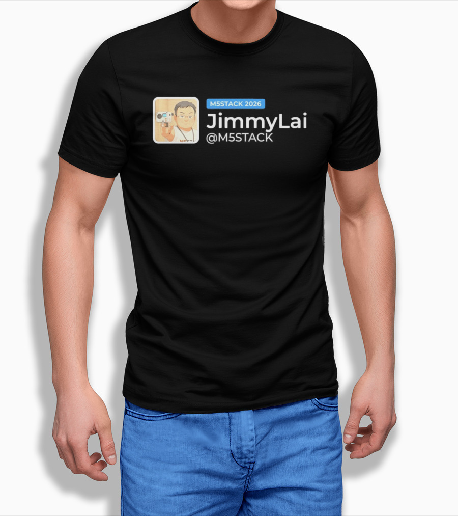 M5STACK 2026 Jimmy Lai M5Stack T-Shirt