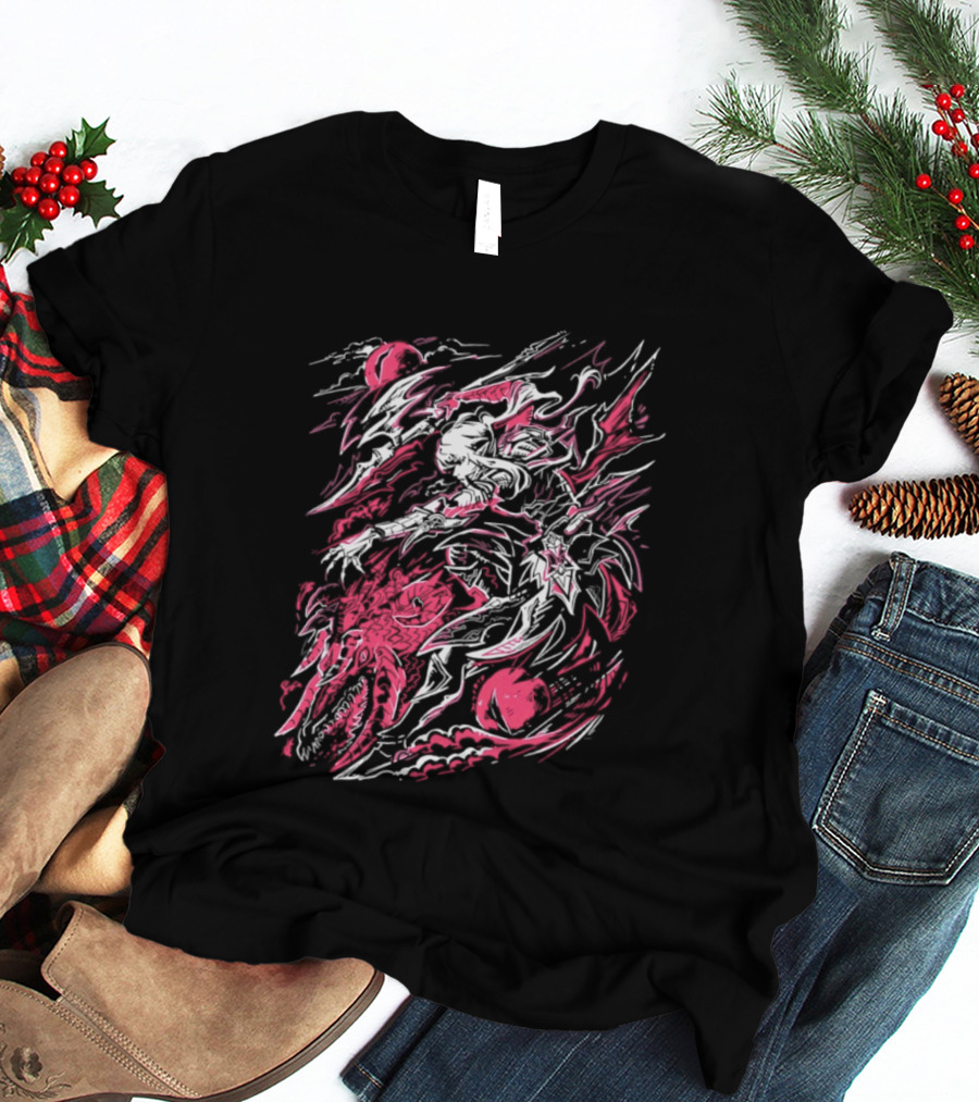 Dragon's Chosen Final Fantasy XIV Abstract Fantasy T-Shirt