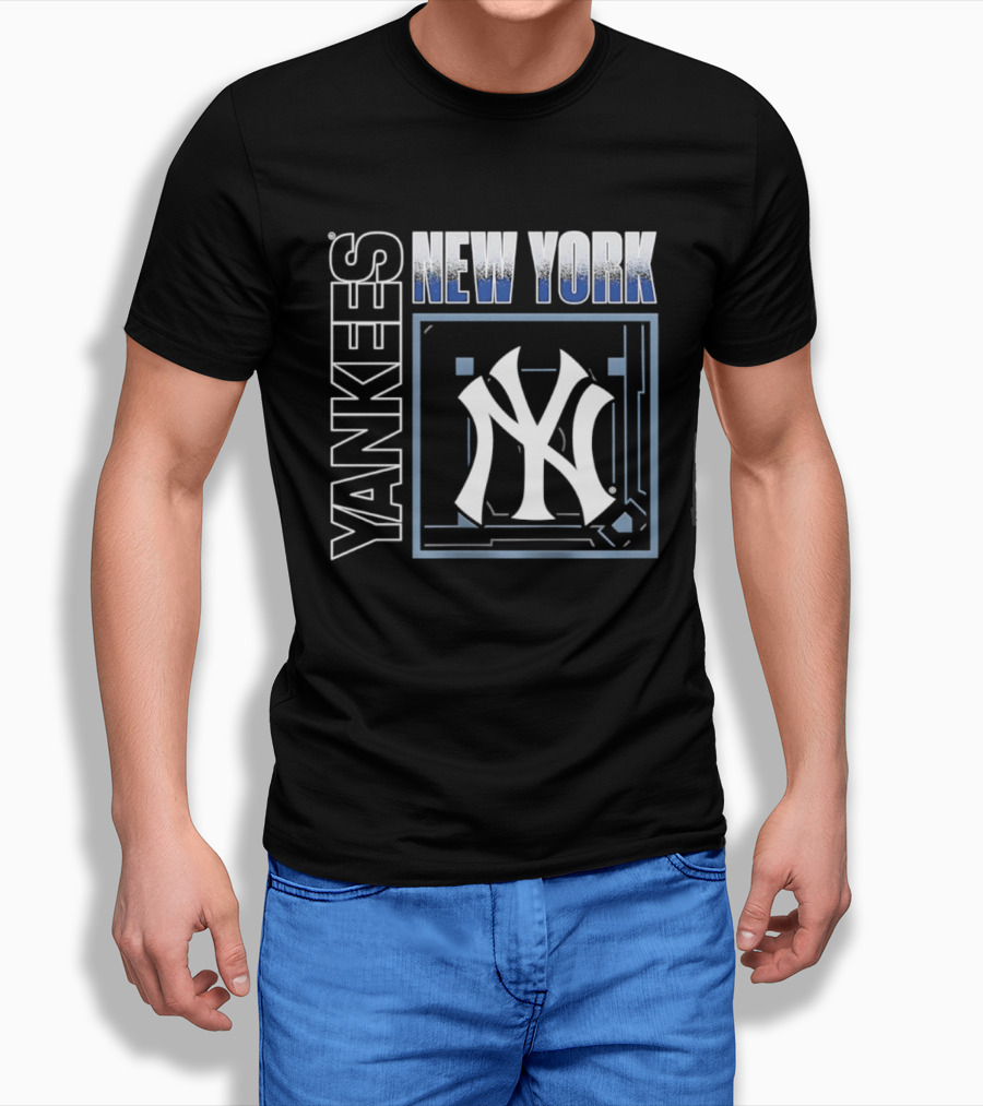 Men's New York Yankees George Lombard Jr. Black Homefield Pop Yankees T-Shirt