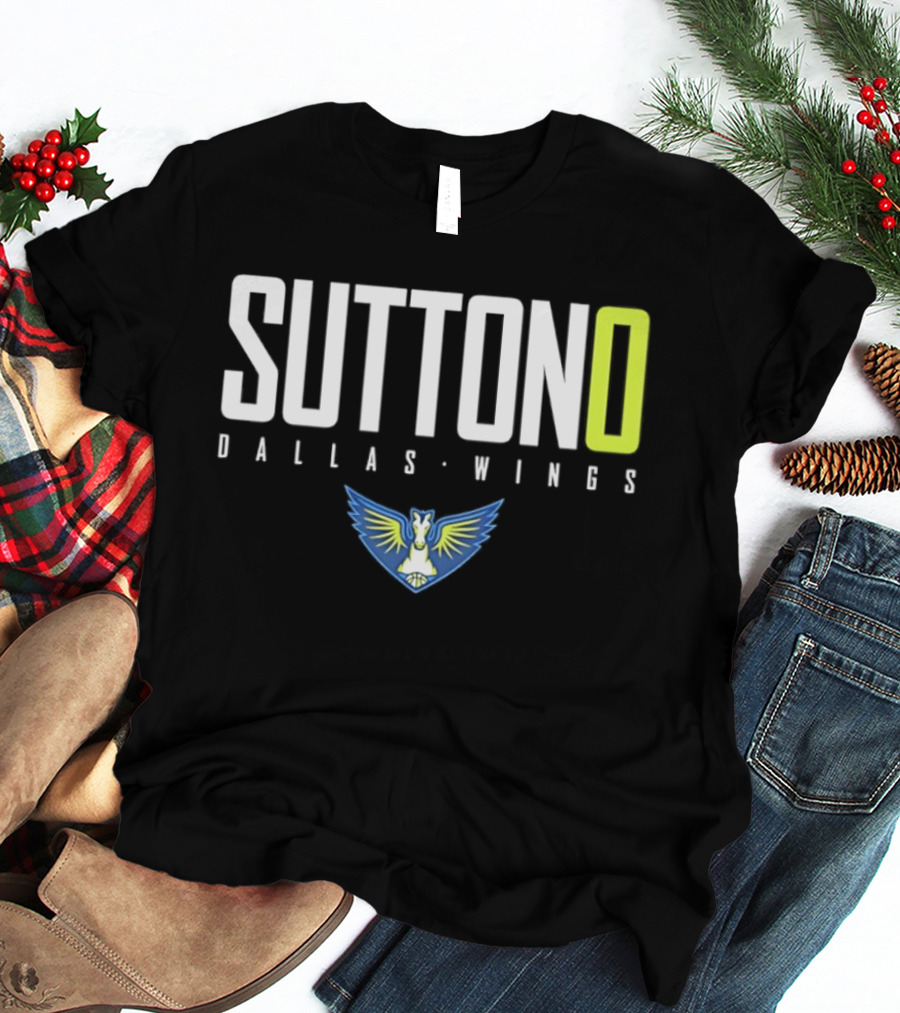Sutton 0 Dallas Wings Sug Sutton WNBA 2026 T-Shirt