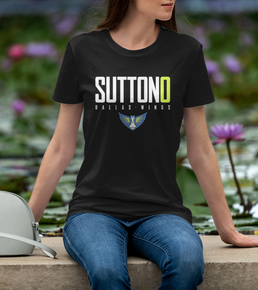 Sutton 0 Dallas Wings Sug Sutton WNBA 2026 T-Shirt