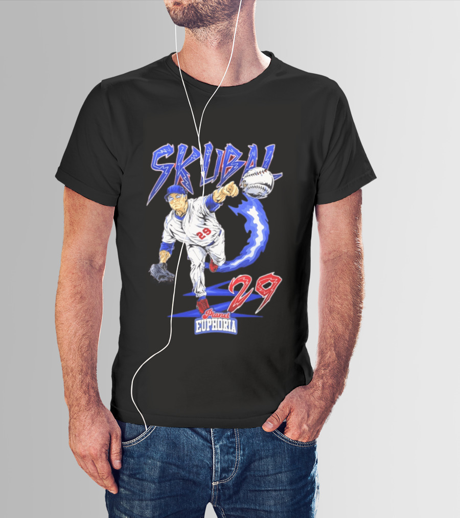 Tarik Skubal 29 Planet Euphoria Dodgers MLB Comic 2026 T-Shirt