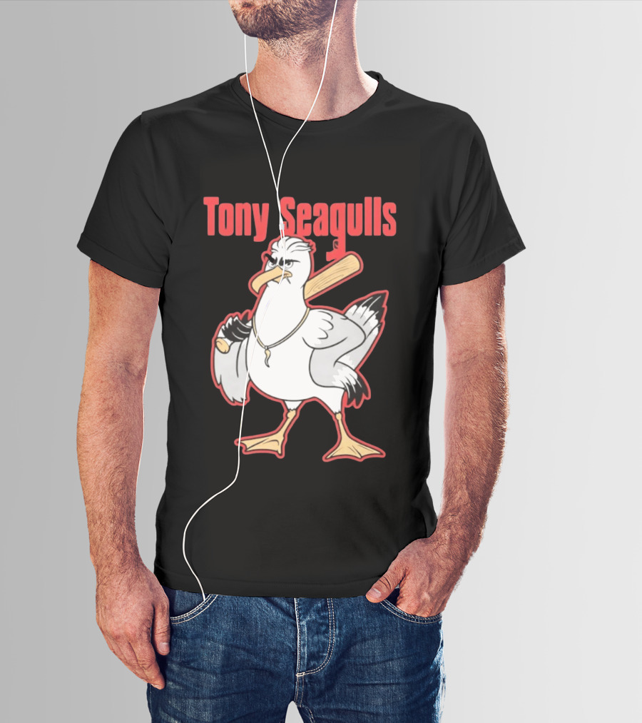 Tony Seagulls Seagull Baseball Bat Boston Red Sox Anthony Seigler T-Shirt